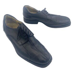 STUDIO BELVEDERE Bay Bridge Oxford Shoes‎ Mens SZ 13D Black Leather Brazil Laces